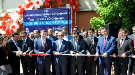 Çan Belediyesi Dijital Kütüphanesi Açıldı